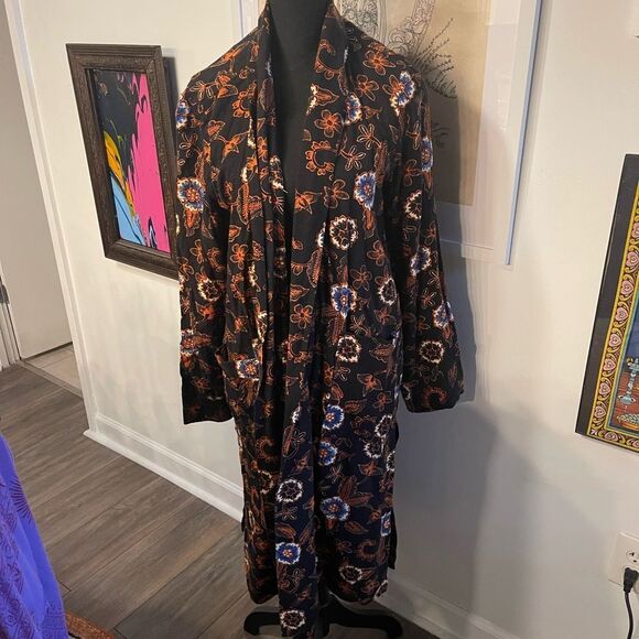 Anthropologie Floral Women's Duster